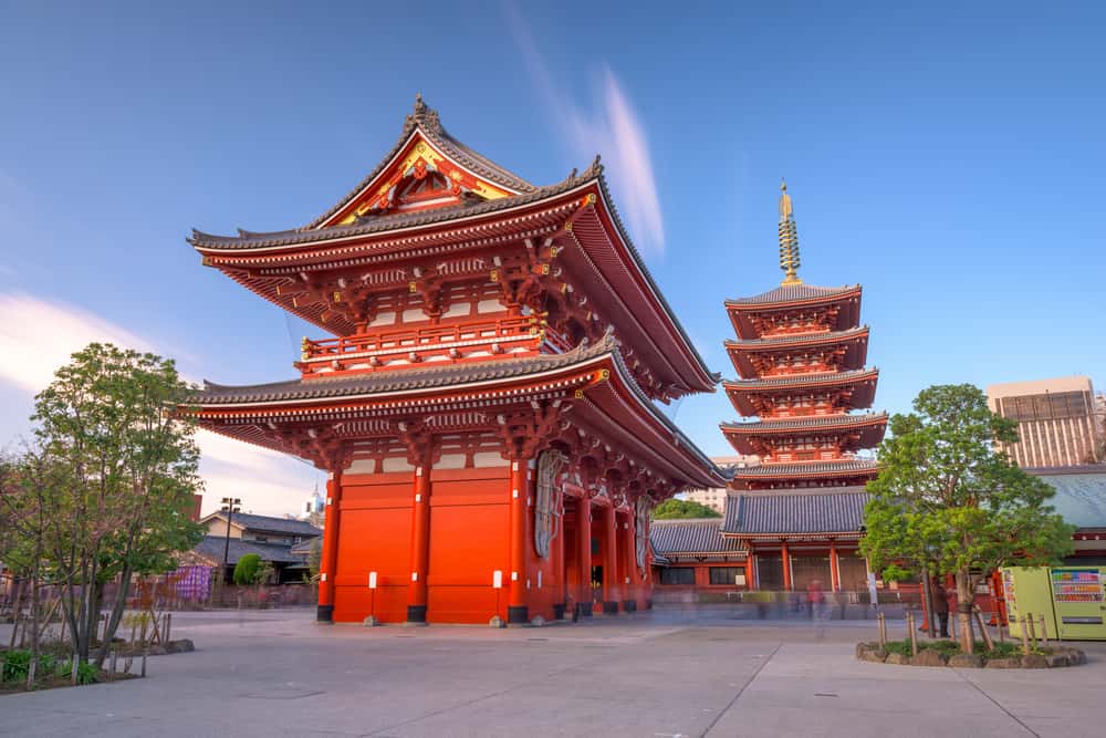 Asakusa Temple in Japan