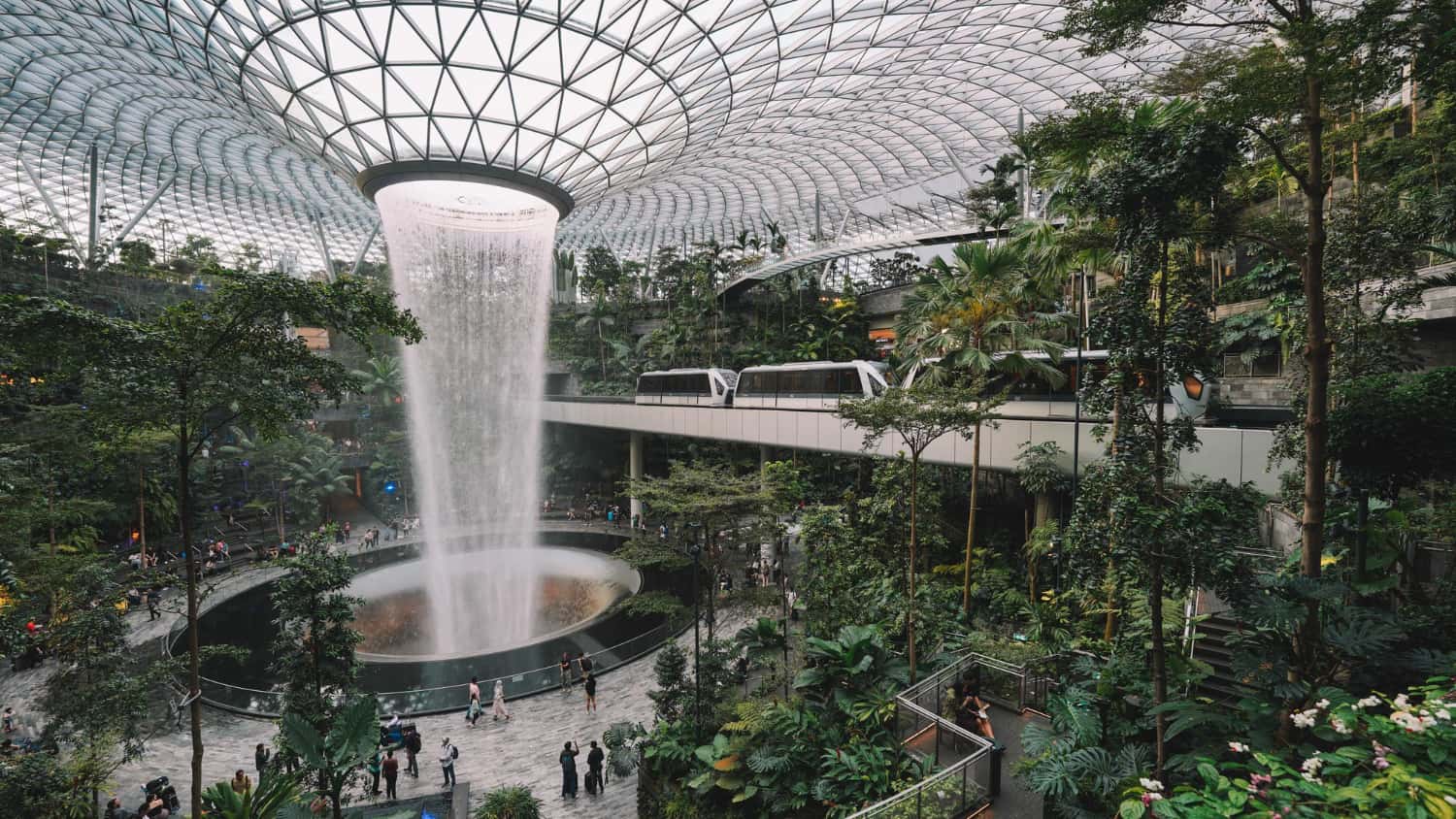 Changi International Airport in Singapore