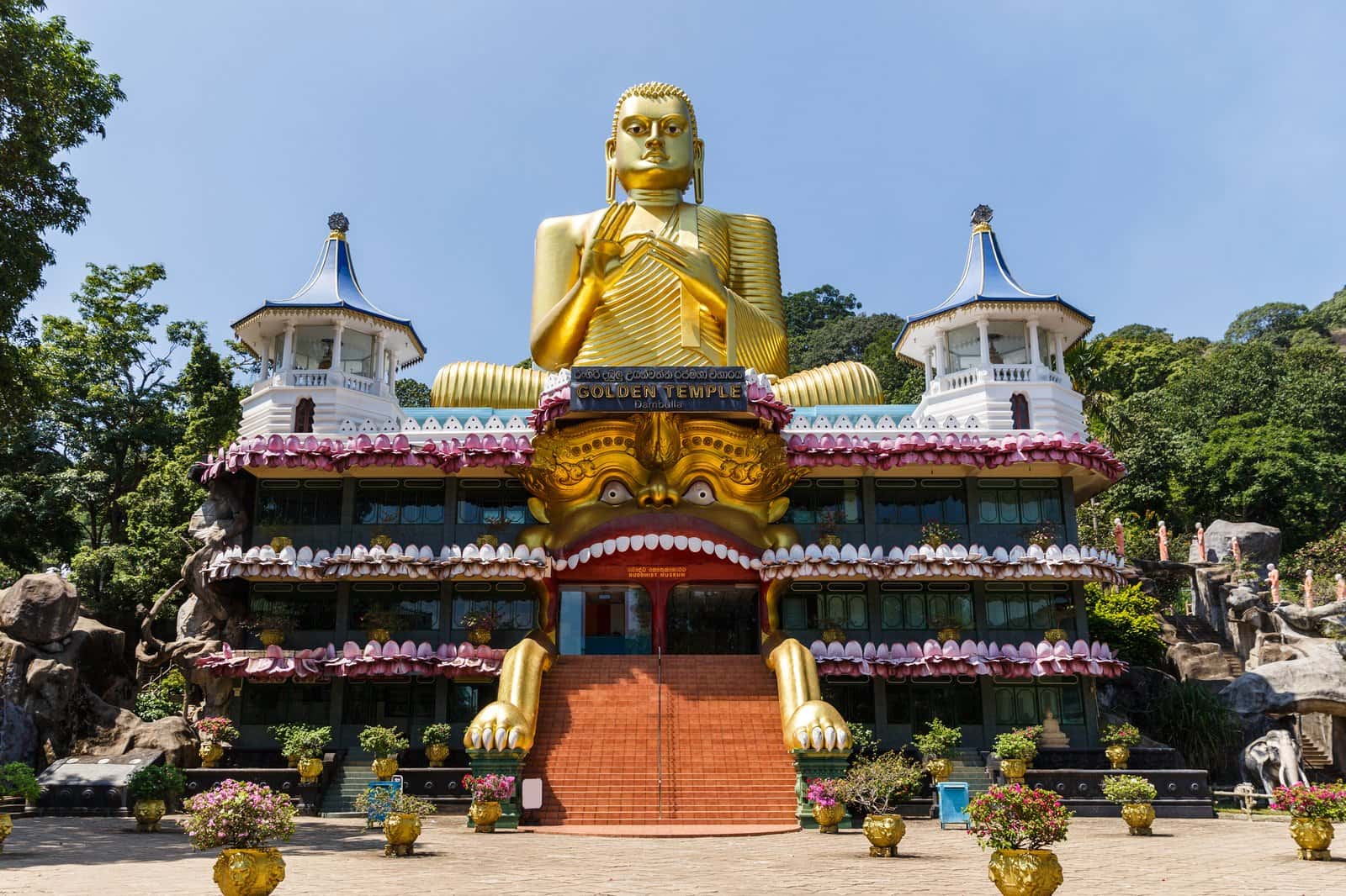 Dambulla Cave Temple in Sri Lanka