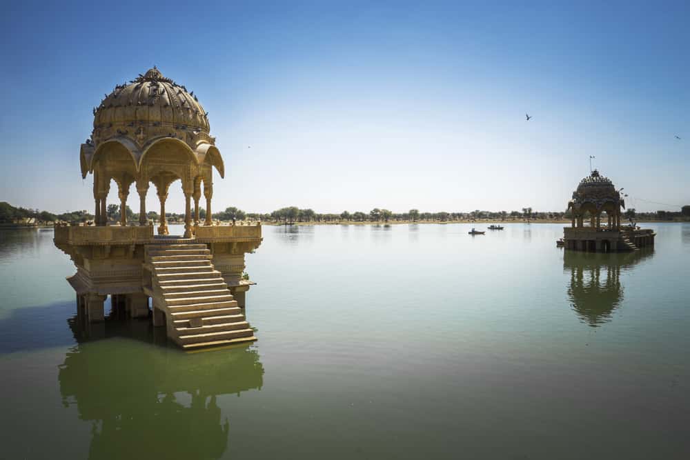 Ghadisar Sagar Lake in Golden Triangle