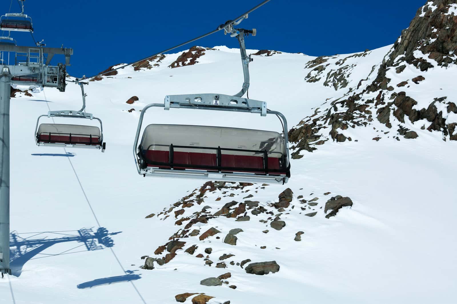 Eternal snow glacier-Mt. Titlis in Austria Switzerland