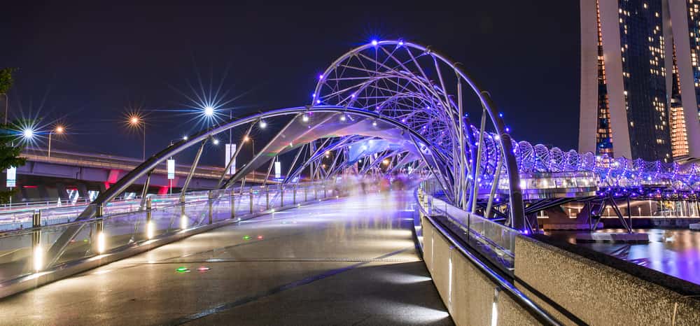 Helix Bridge in Singapore
