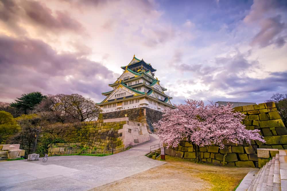 Osaka Castle in Japan