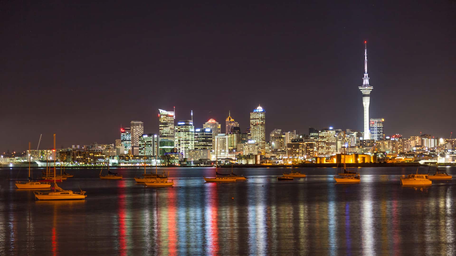 Sky Tower In Auckland in Australia - New Zealand