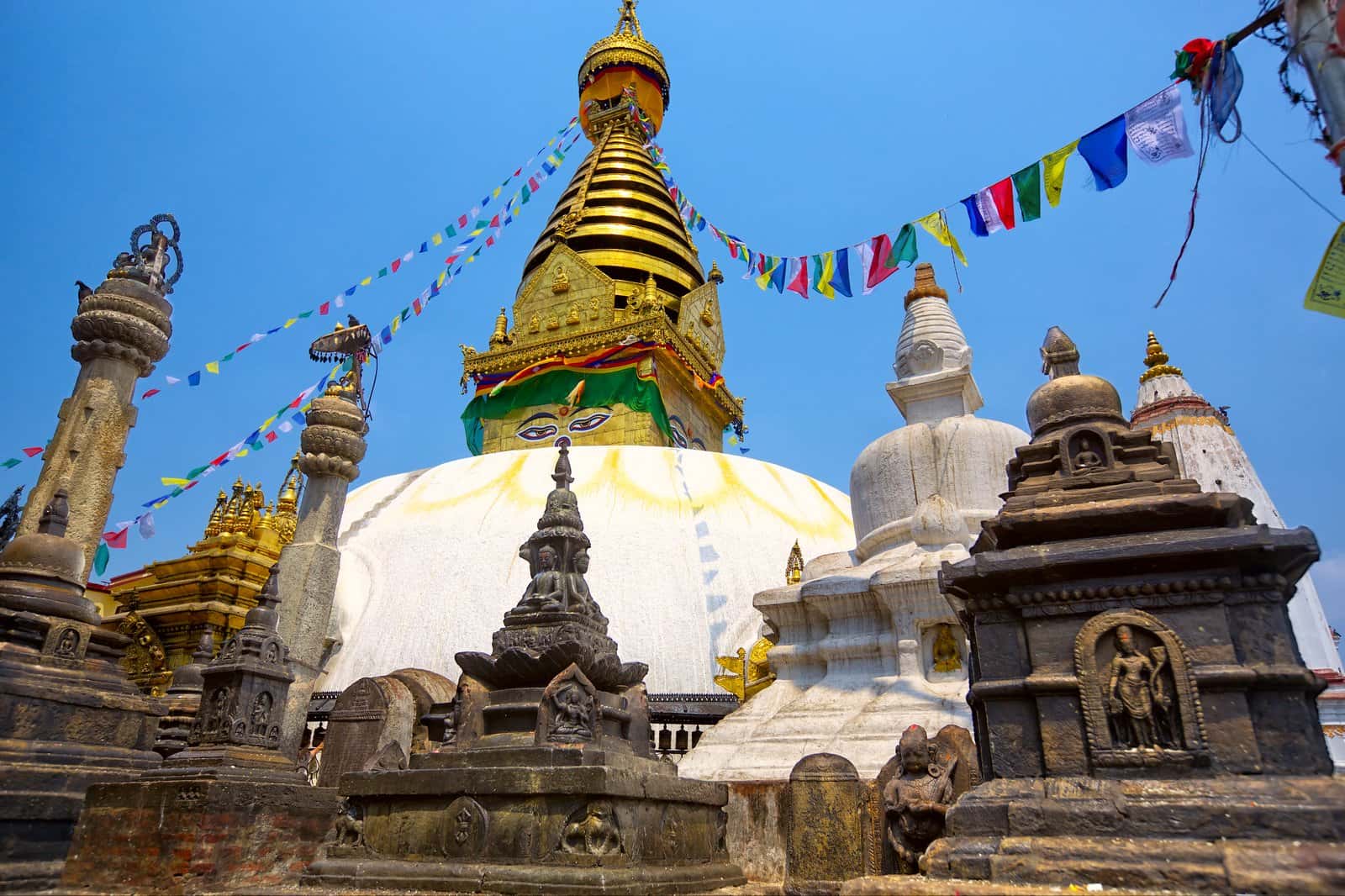 Swayambhunath Stupa (Monkey Temple) in Nepal