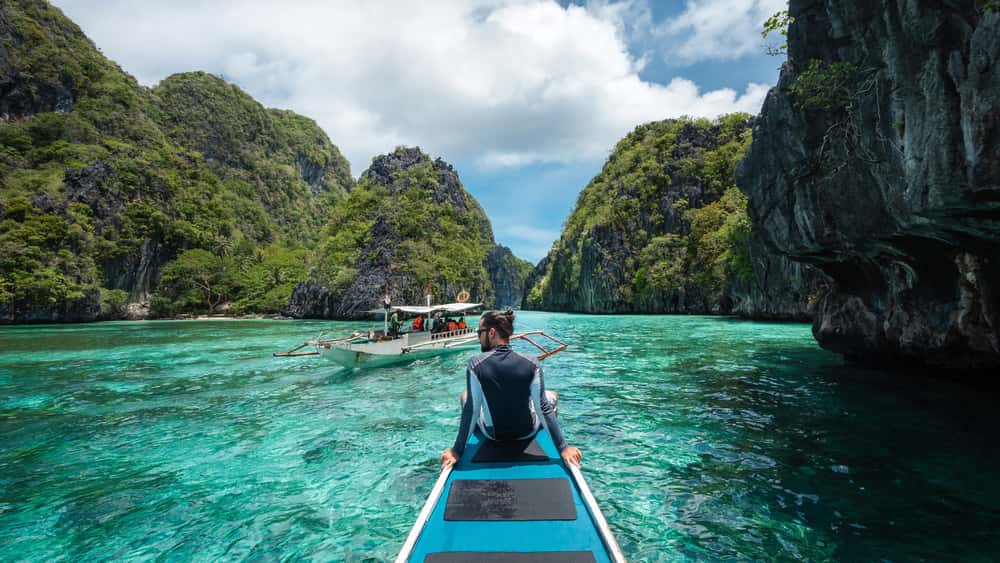Take a dip in the lagoons in Coron in Philippines