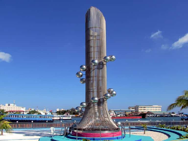 Tsunami Monument : Steel Memorial In Maldives in Maldives