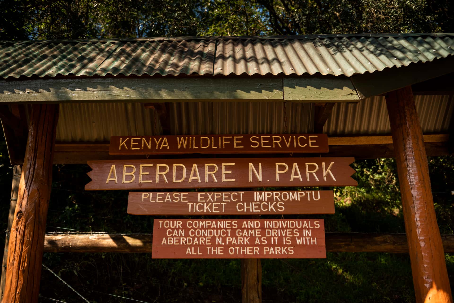 Aberdare National Park in Kenya