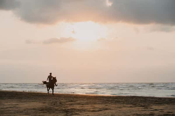 Horse Riding On The Beach in Bali