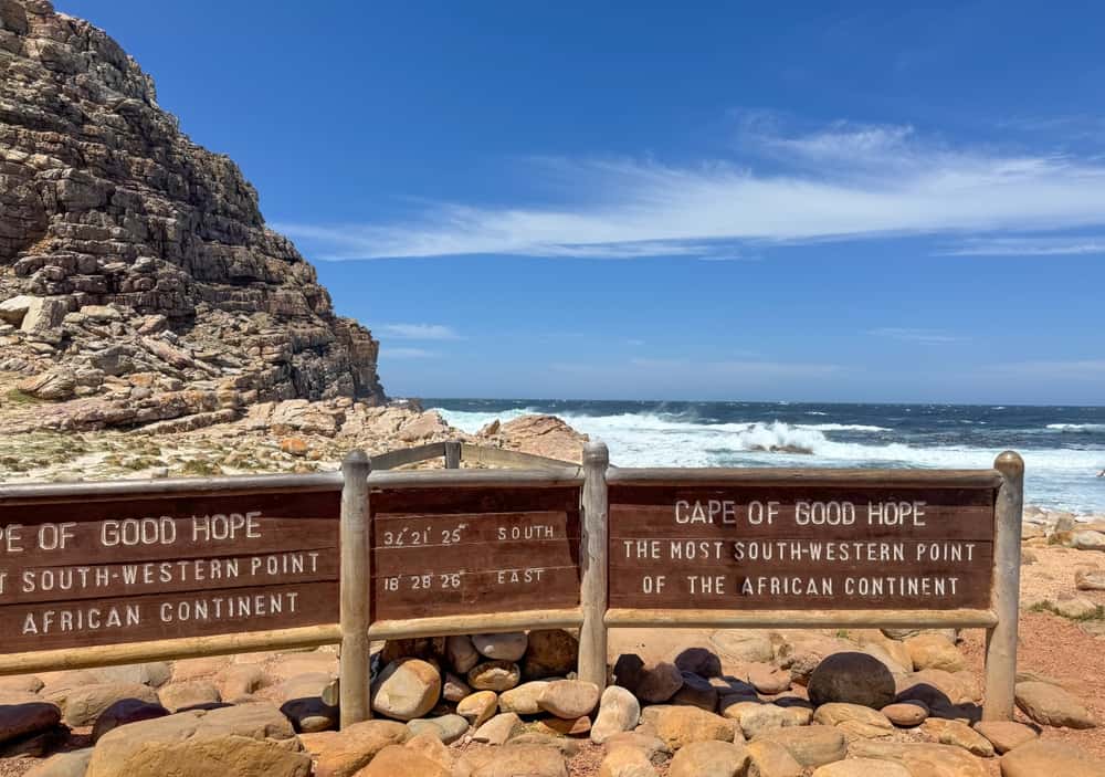 Cape of Good Hope in South Africa