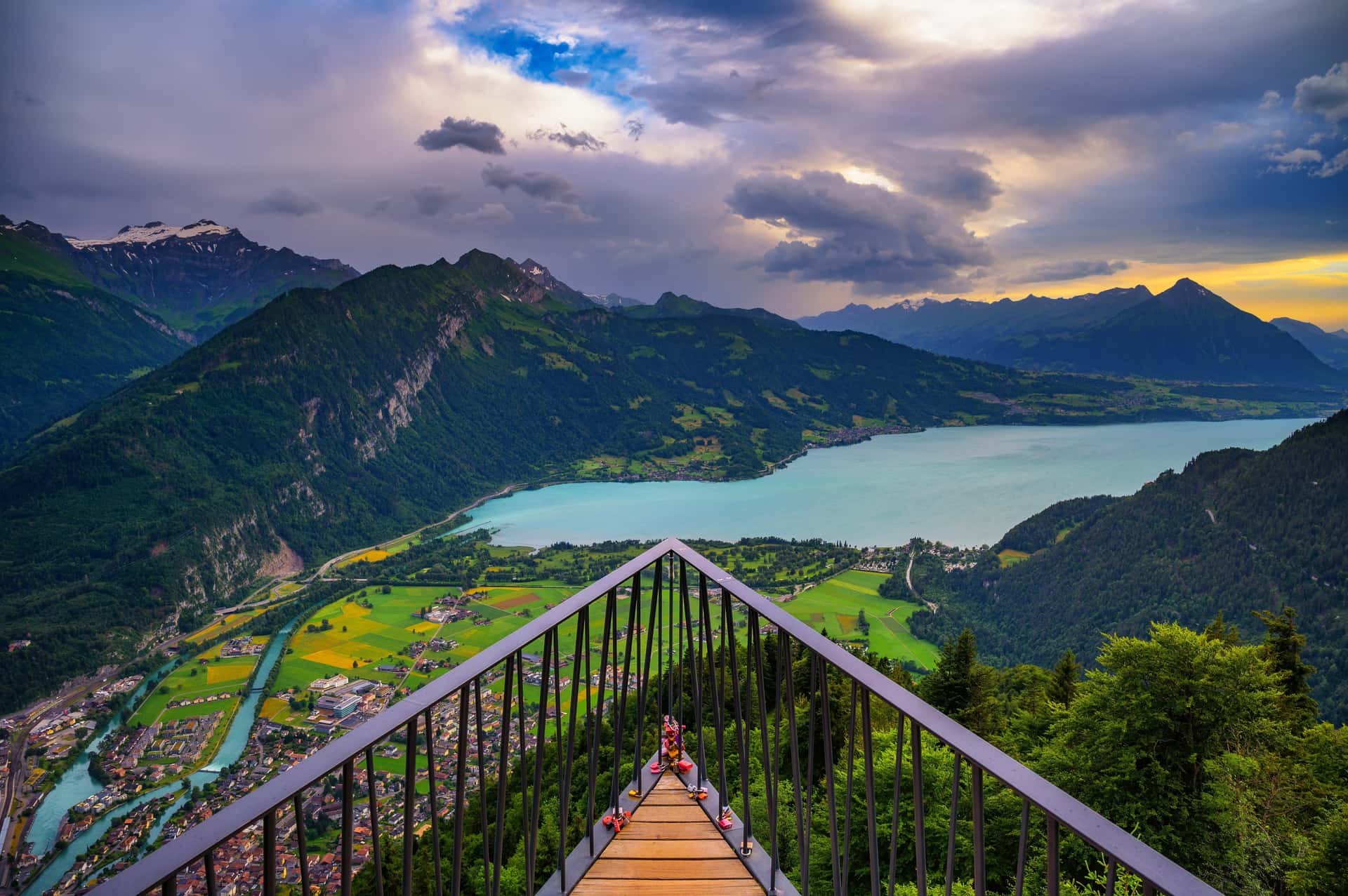 Let your heart feel peace at Harder Kulm in Austria Switzerland
