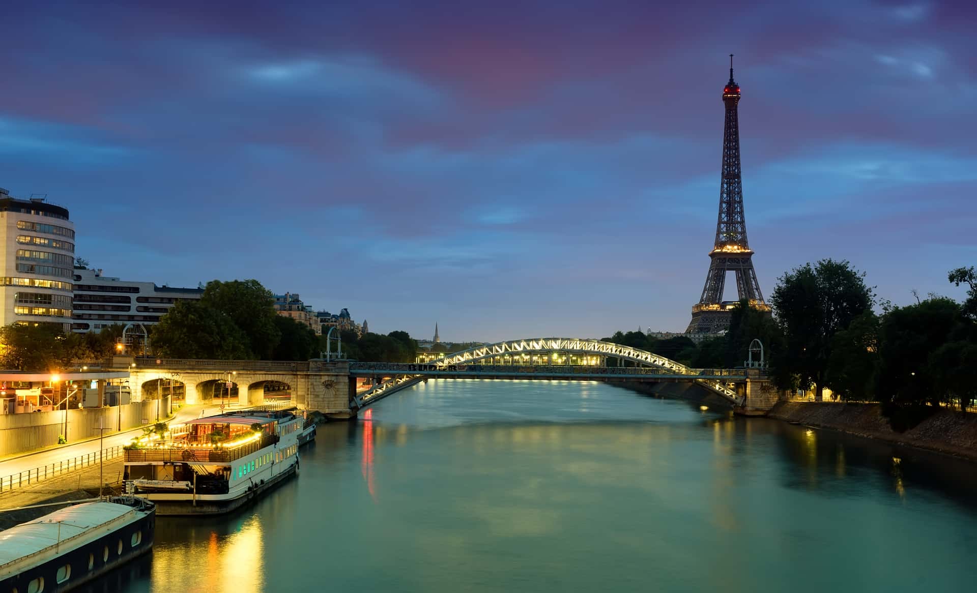 Paris illumination cruise in France