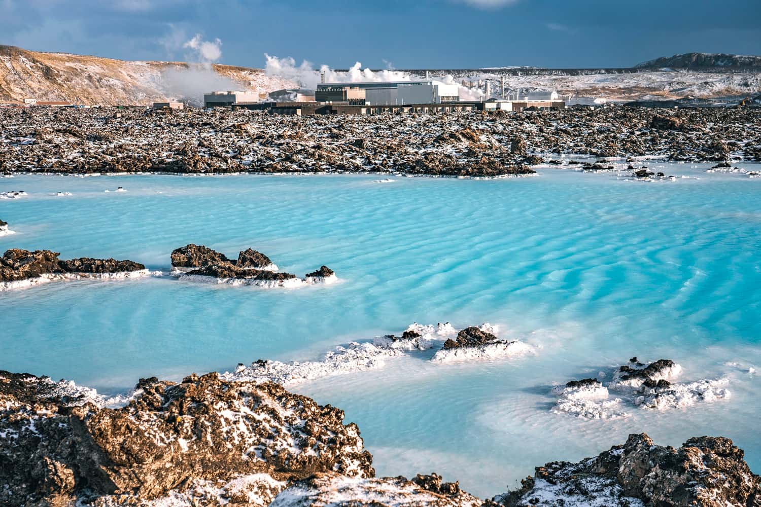 Relax in the Blue Lagoon Spa in Iceland