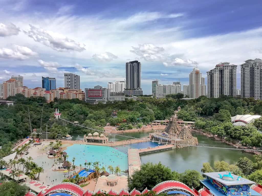 Sunway Lagoon Park in Singapore Malaysia