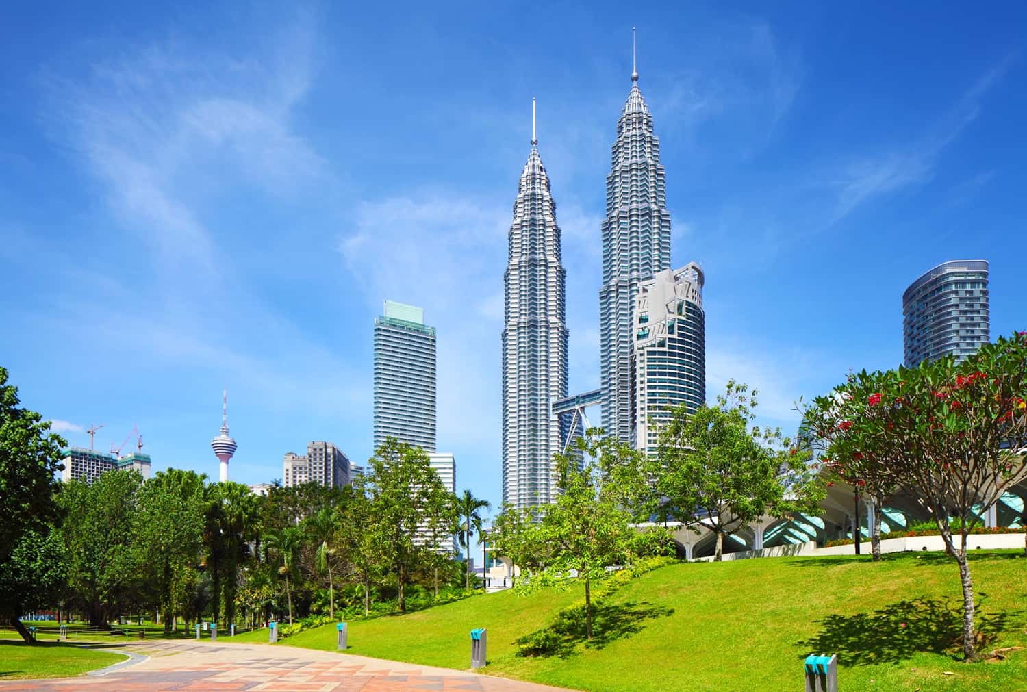 Take a stroll in KLCC Park in Singapore Malaysia