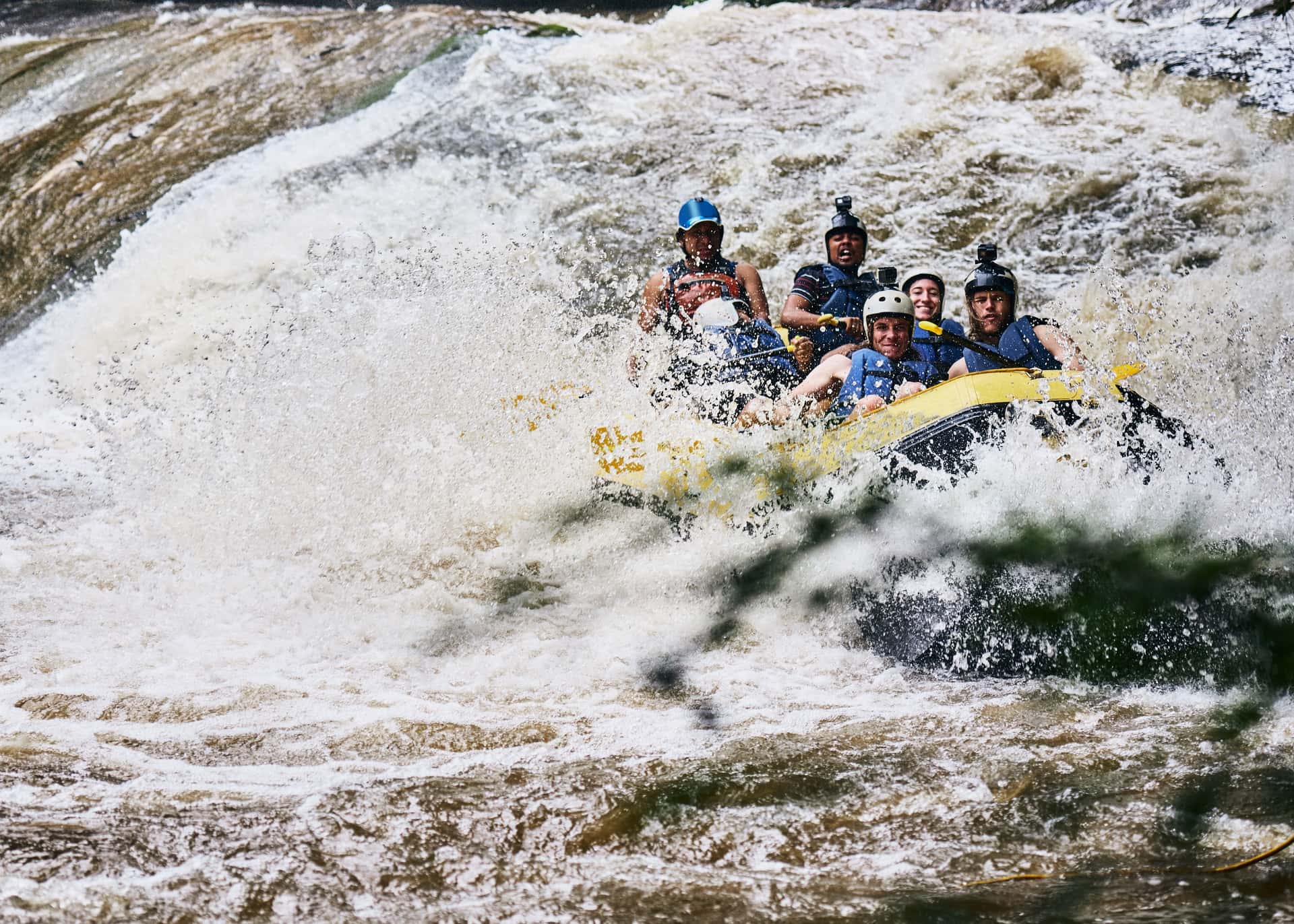 River Raft at Tana River in Kenya