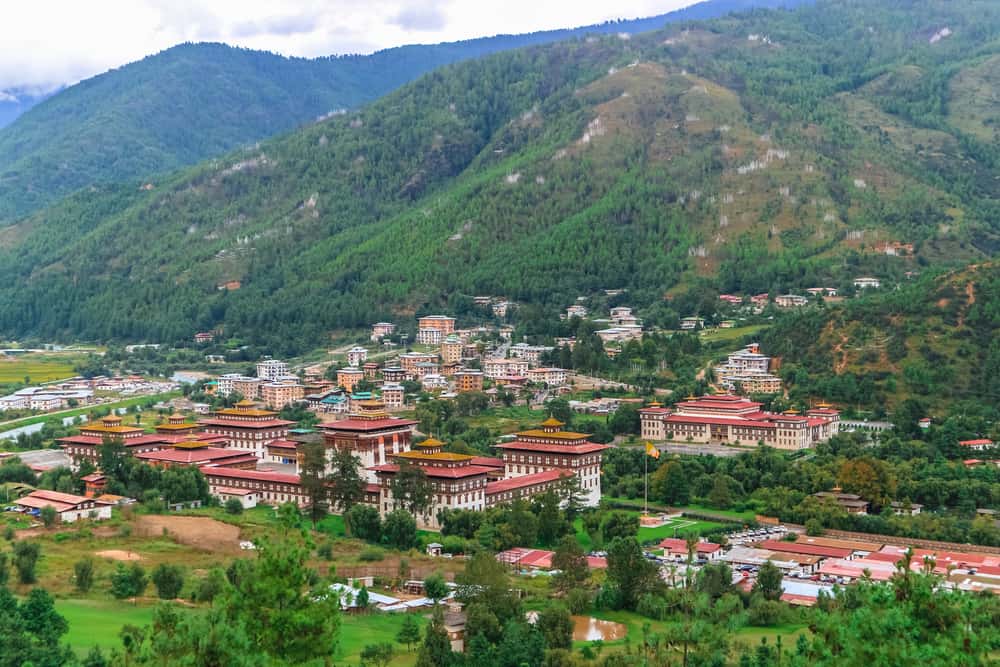 Tashichho Dzong in Bhutan