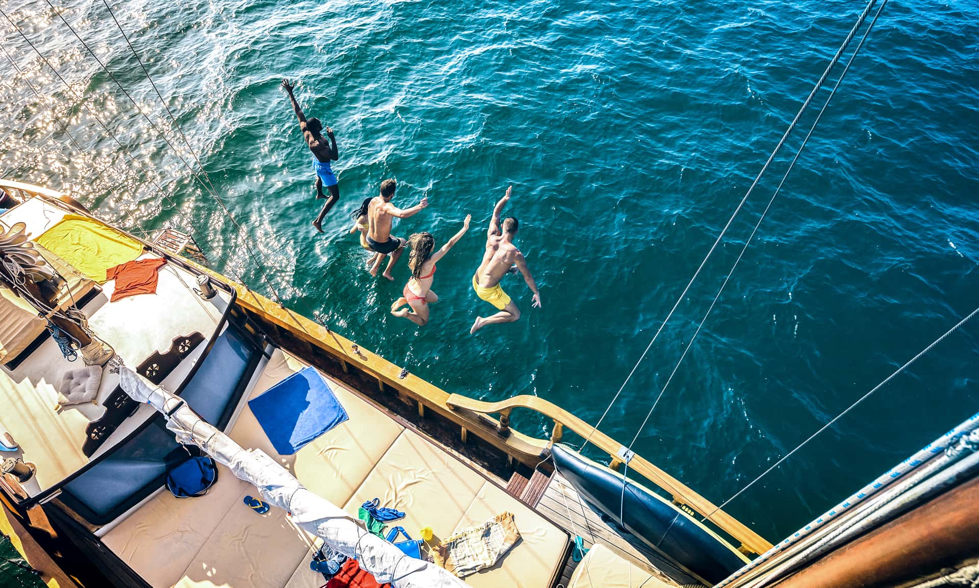Jump Off A Yacht Into The Adriatic in Europe Super Seller Packages