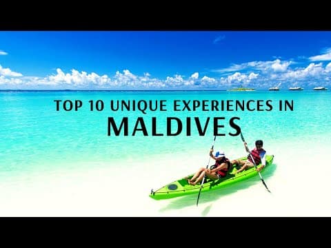 Top 10 Unique Experiences in Maldives With Flamingo Transworld