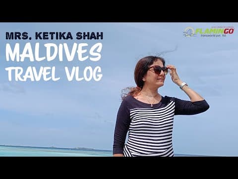 Mrs. Ketika Shah on her trip to Maldives