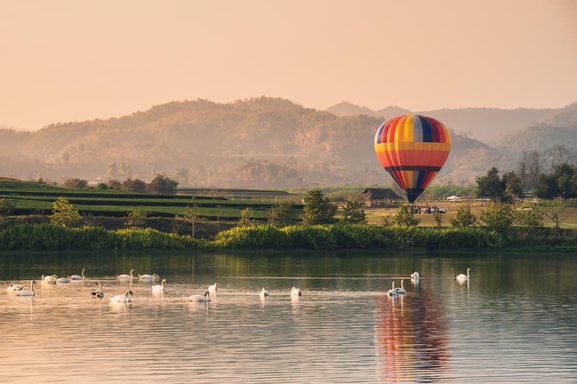 Hot Air Ballooning In Dambula