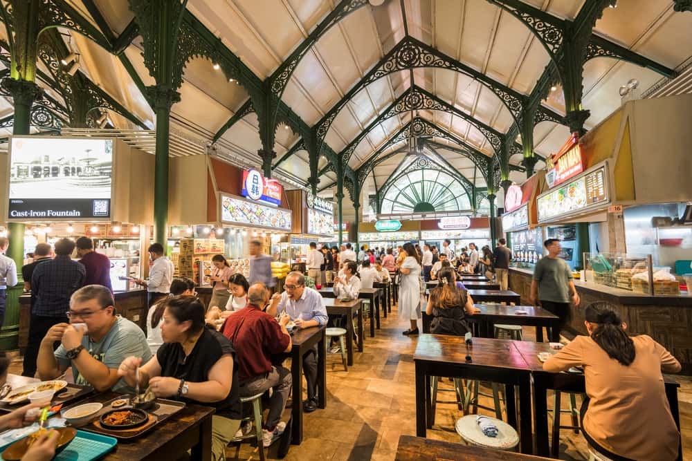 Eat Delicious Food At Hawker Center in Delight Southeast Tours