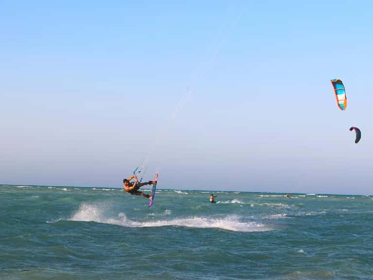 Kitesurfing or Kiteboarding In Maldives in India & Subcontinent Monsoon Tours