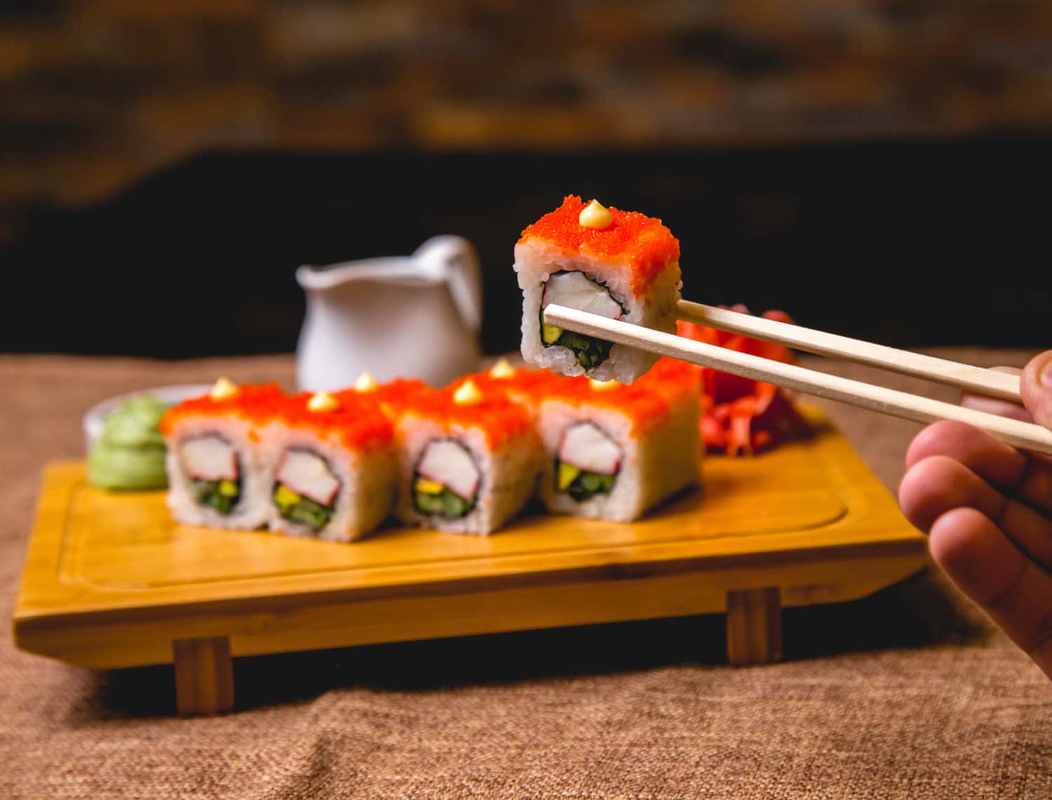 Sample Real California Sushi in ChinaTown in America & Canada Summer 2026 Tours
