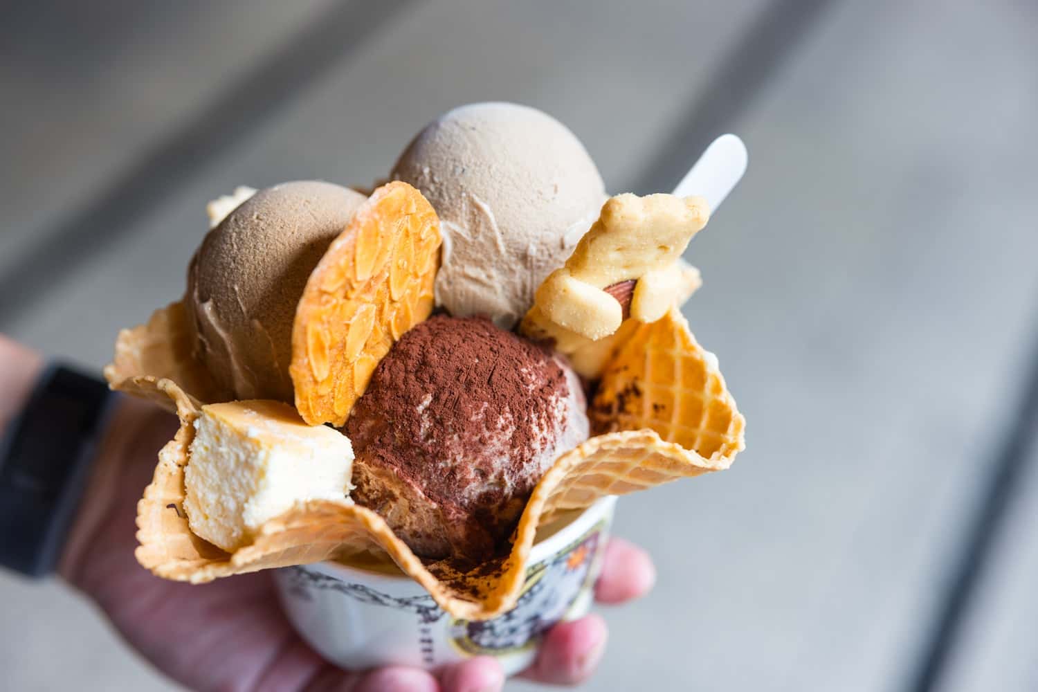 Gelato Ice Cream At Gelatissimo in Delight Southeast Tours